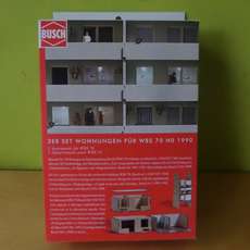 Busch H0 1990 Appartementen indeling