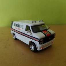 Brekina H0 18257 Chevrolet G20 GB Ralley team