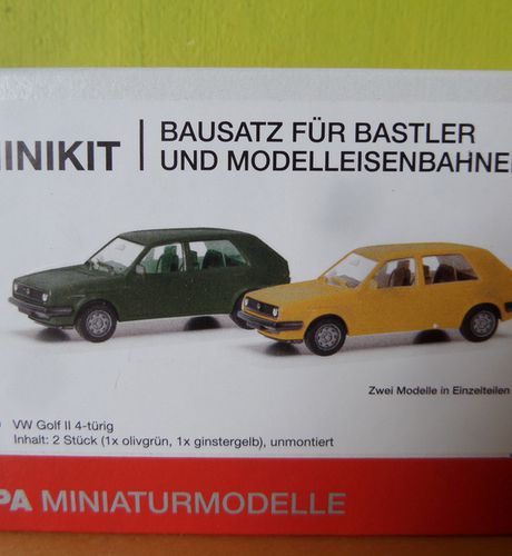 Herpa H0 12195 Minikit VW  Golf 2 4 deurs