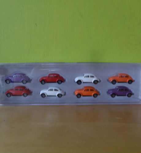 Brekina H0 90457 Budget VW kever set Nieuwe Kleuren !