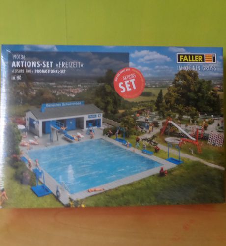 Faller H0 190136 Actie set Recreatie zwembad