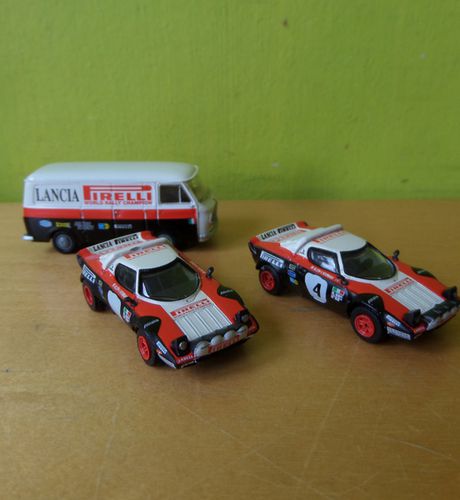 Brekina H0 29663 Set Lancia Stratos Ralley team