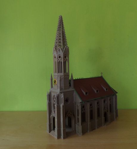 Vollmer H0 Grote kerk Stuttgart
