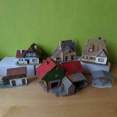 Faller H0 Budget set boerenland huizen