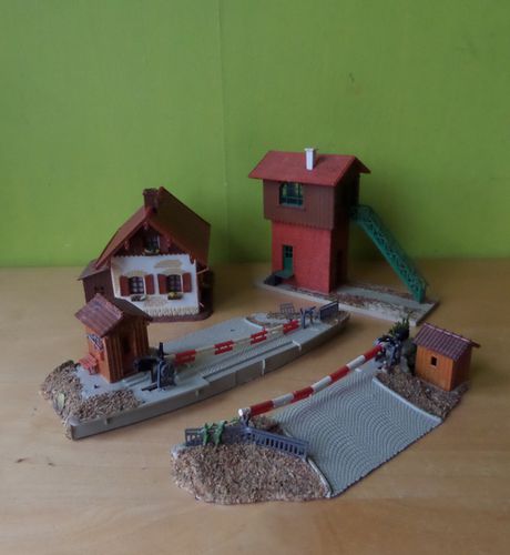 Faller H0 Budget set "Spoorovergang"