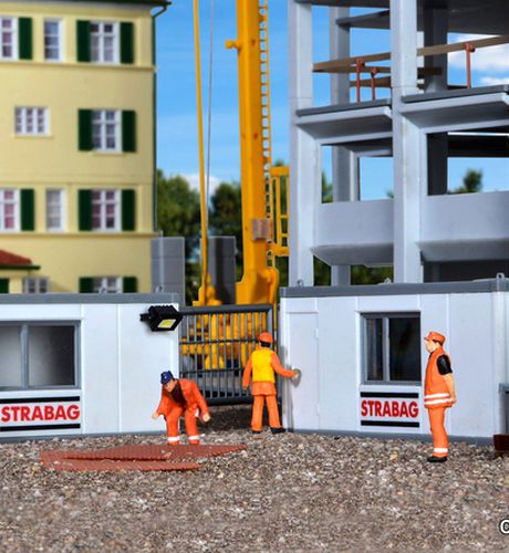 Kibri H0 38626 Bouwcontainers met hek