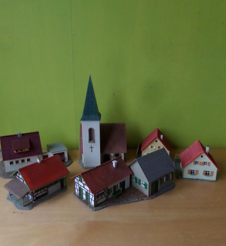 Faller H0 Budget set "Dorp met kerk"