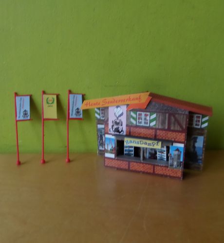 Kibri H0 Kiosk "Hans Dampf "