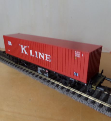 Trix H0 23852  DB container wagen K line