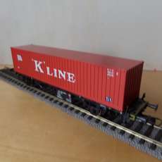 Trix H0 23852  DB container wagen K line