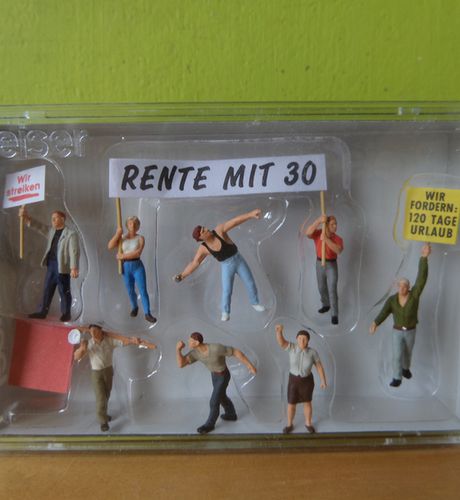 Preiser H0 10456 Demonstranten