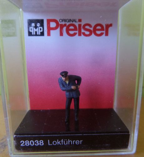 Preiser H0 28038 Trein machinist