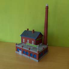 Kibri H0 Fabriek "Grunland Konserven"