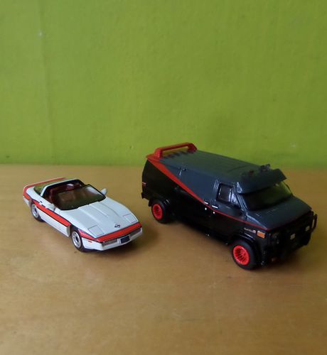 Brekina H0 90501 Set Vendura + Corvette