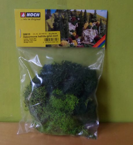 Noch 8610 Decor Mos groen / donker groen