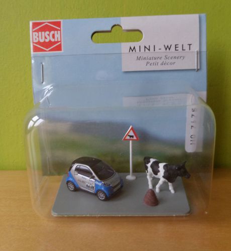 Busch H0 7675 Mini scene Smart  "Koeienvlaai"