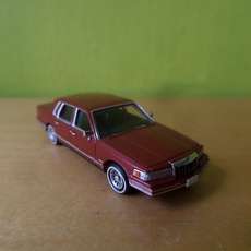 PCX H0 870909 Lincoln Towncar donker rood