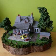 Diorama H0   "Landelijk Huis"