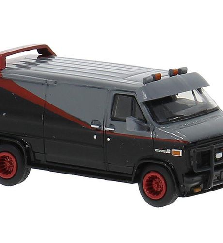 Voorbestellen 1Brekina H0 18250 GMC Vandura Team A