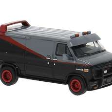 Voorbestellen 1Brekina H0 18250 GMC Vandura Team A
