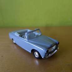 Brekina H0 29161 Peugeot 403 Cabrio grijs
