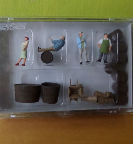 Nieuw !Preiser H0 10781 Op de wijngaarde