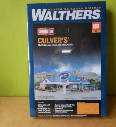 Walthers H0 3486 Culvers Fastfood restaurant