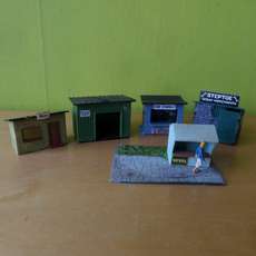 Faller H0 Diverse kleine bij-gebouwtjes