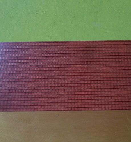 Noch H0 56670 3d karton plaat dakpannen