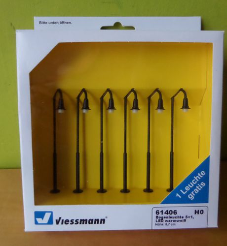 Viessmann H0 Gebogen straatlantaarns