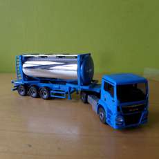 Wiking H0 53605  MAN TGS Tankcontainer SWAB wagen