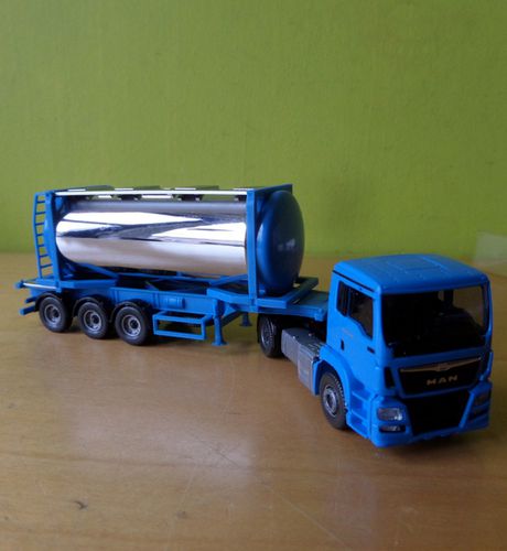 Wiking H0 53605  MAN TGS Tankcontainer SWAB wagen