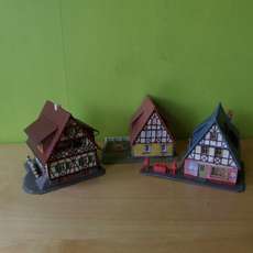 Faller / Pola H0 budget set Vakwerk huisjes