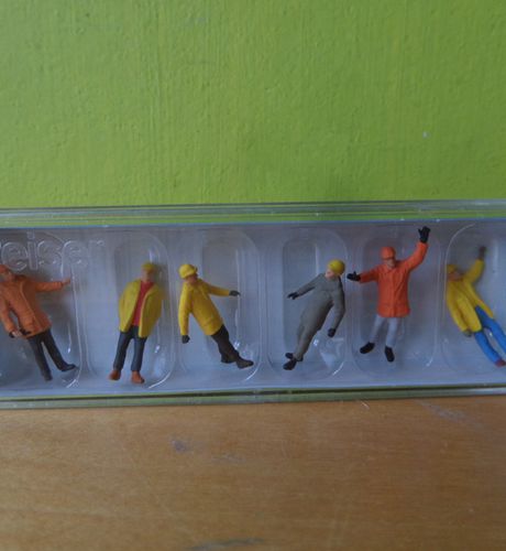 Preiser H0 14034 Werklui in beschermde kleding