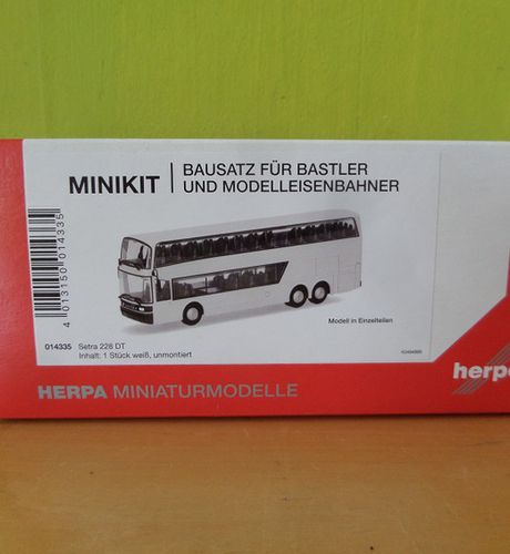 Herpa H0 014335 Minikit Setra Bus 228 DT