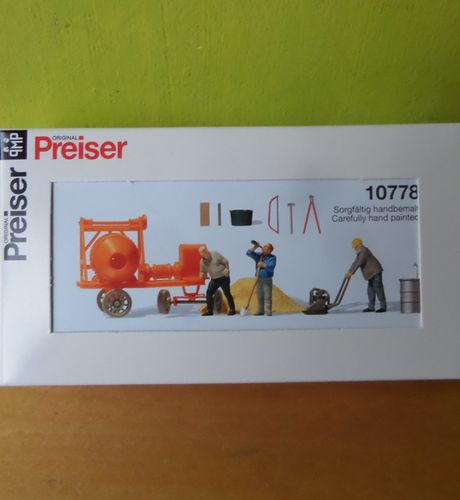 Nieuw ! Preiser H0 10778 Bouwvakkers