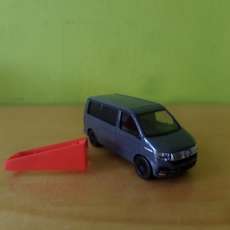 Herpa H0 96805 VW T 6 California grijs