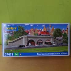 Kibri N 37671 Spoor dam / steun muur