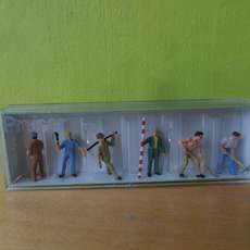 Preiser H0 14030 Werken aan de weg