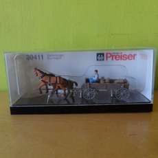 Preiser H0 30411 Boeren wagen met lading