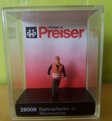 Preiser H0 28008 Spoor medewerker