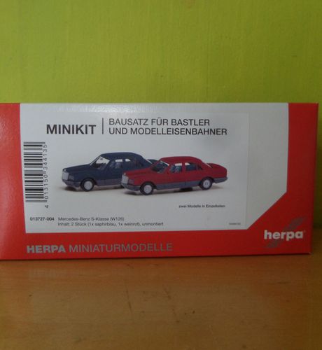 Herpa H0 13728  2x Mercedes S-klasse Minikit