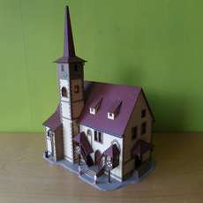 Vollmer H0 Fraaie stads kerk