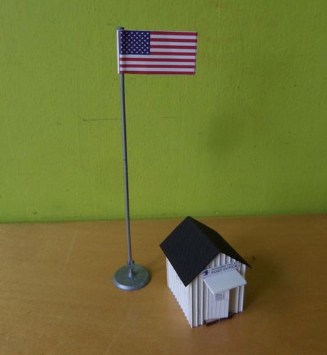 Busch H0 Kleinste USA postkantoor