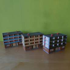 Faller H0 Budget Stad woonflats
