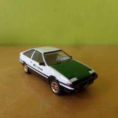 Micro City H0 0002 Toyota Corolla AE86
