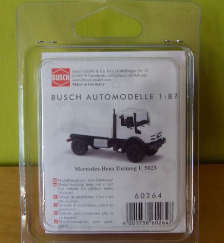 Busch H0 60264 MB Unimog U5023 Minikit