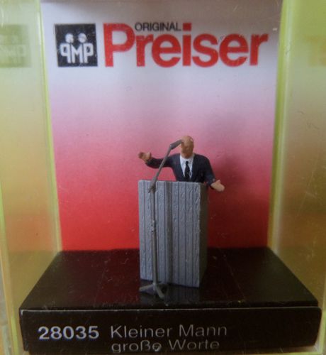 Preiser H0 28035 Kleine man, grote woorden