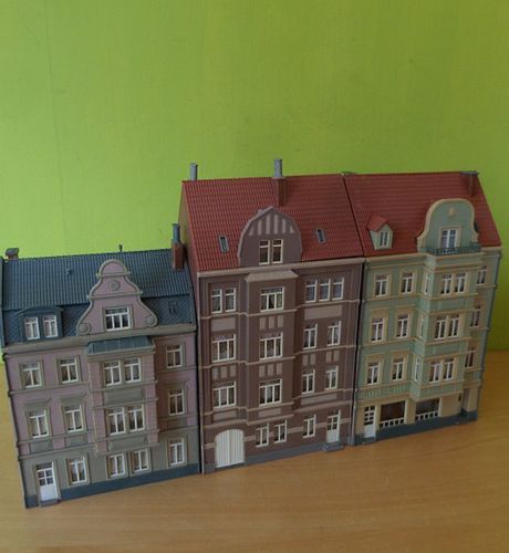 Pola H0  Straat met stadspanden