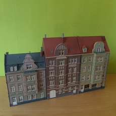 Pola H0  Straat met stadspanden